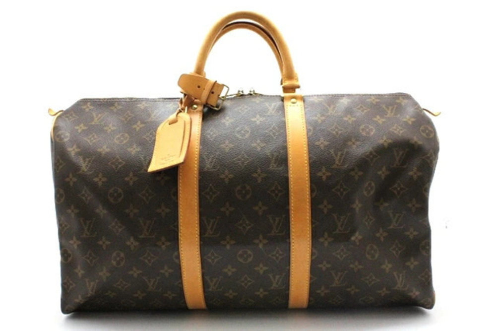 LOUIS VUITTON Keepall Boston Bag Monogram
